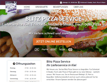 Tablet Screenshot of blitzpizza-service.de